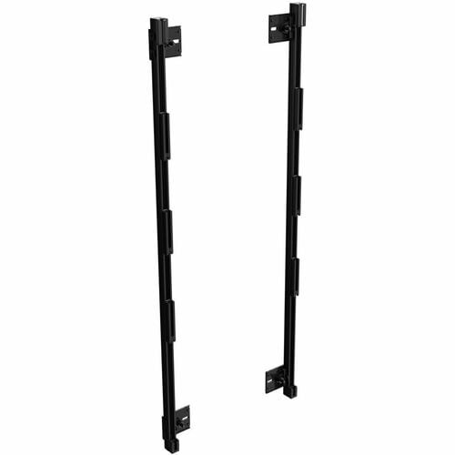 Chief TiLED dvLED Universal Wall Mount - 4 High Starter - For 27 in DvLED Panels - Black - Height Adjustable - 4 Display(s) Supported - 27" Screen - DVM27U4