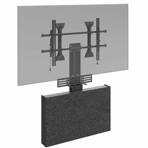 Chief Fusion Storage Cabinet - For Fusion Wall Mount - Black - FCASTC
