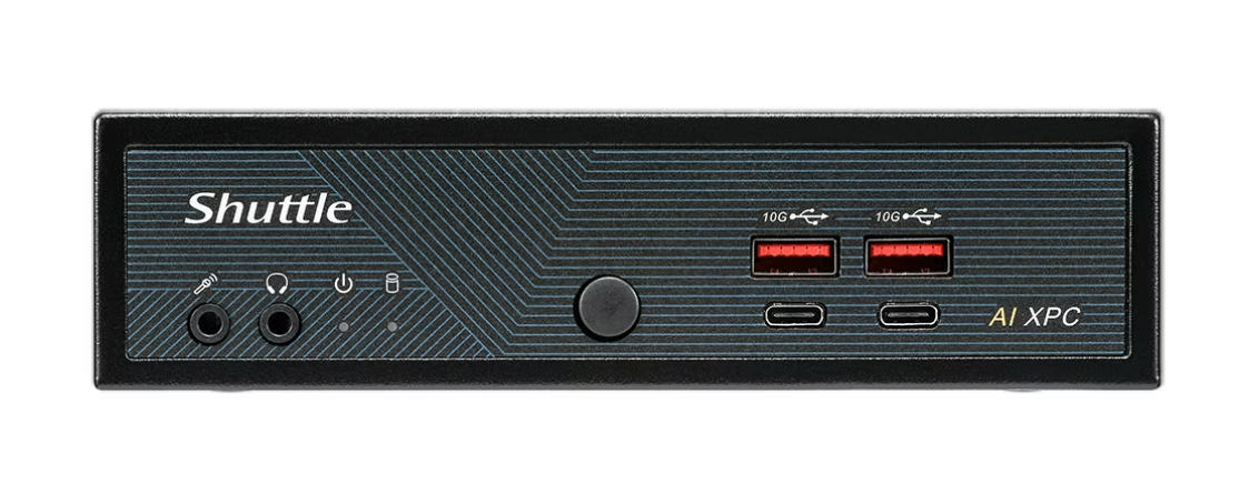 Shuttle  DN11H Semi-ruggedized Computer, Compact 1.3L mini PC powered by Intel Core Ultra Processors