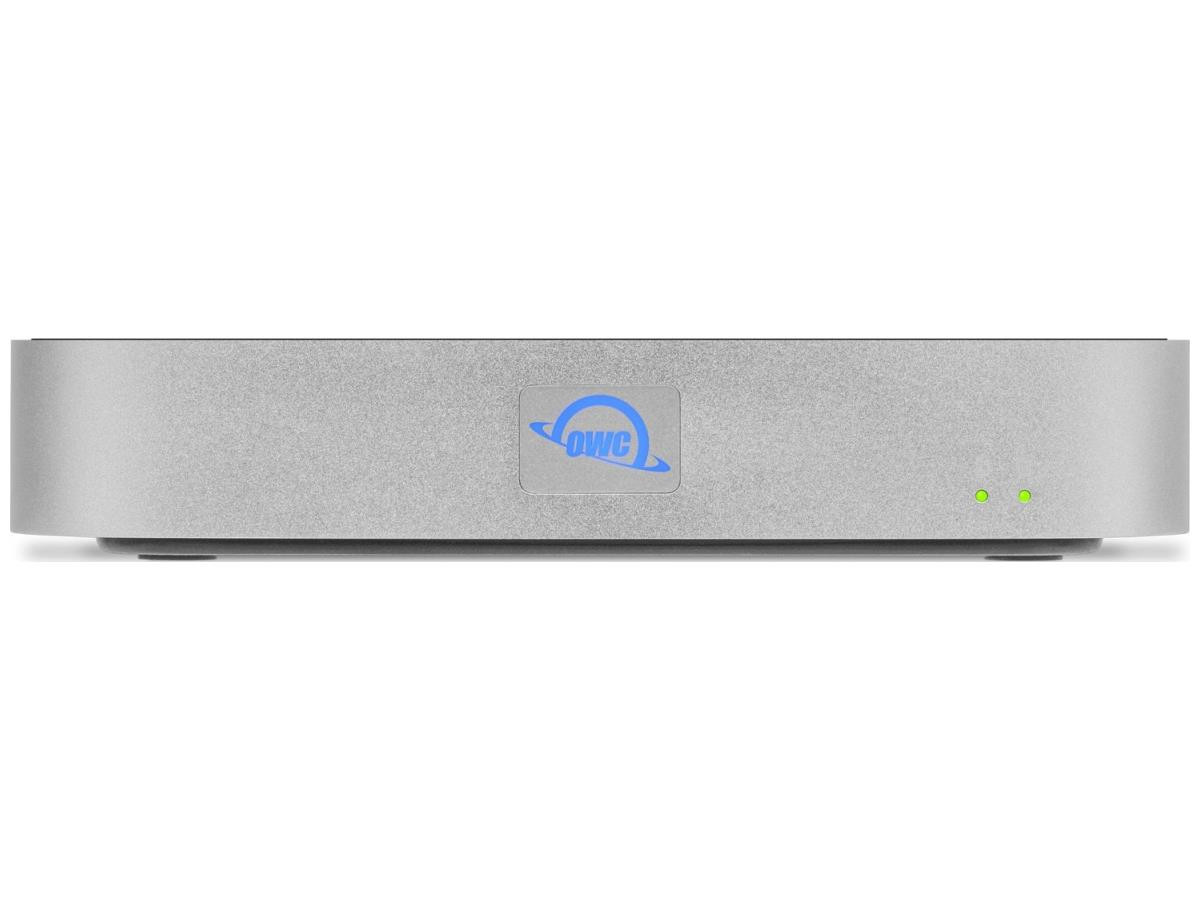 OWC 18.0Tb (16.0Tb Hdd + 2.0Tb Nvme) Ministack Stx Stackable Storage And Thunderbolt Hub Xpansion Solution - Silver - OWCT4MSSH16N02