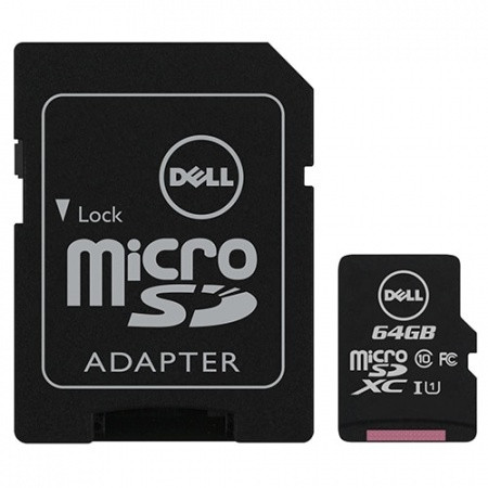 Dell 64GB microSDHC/SDXC Card, Customer Kit 33753_385-BBKL