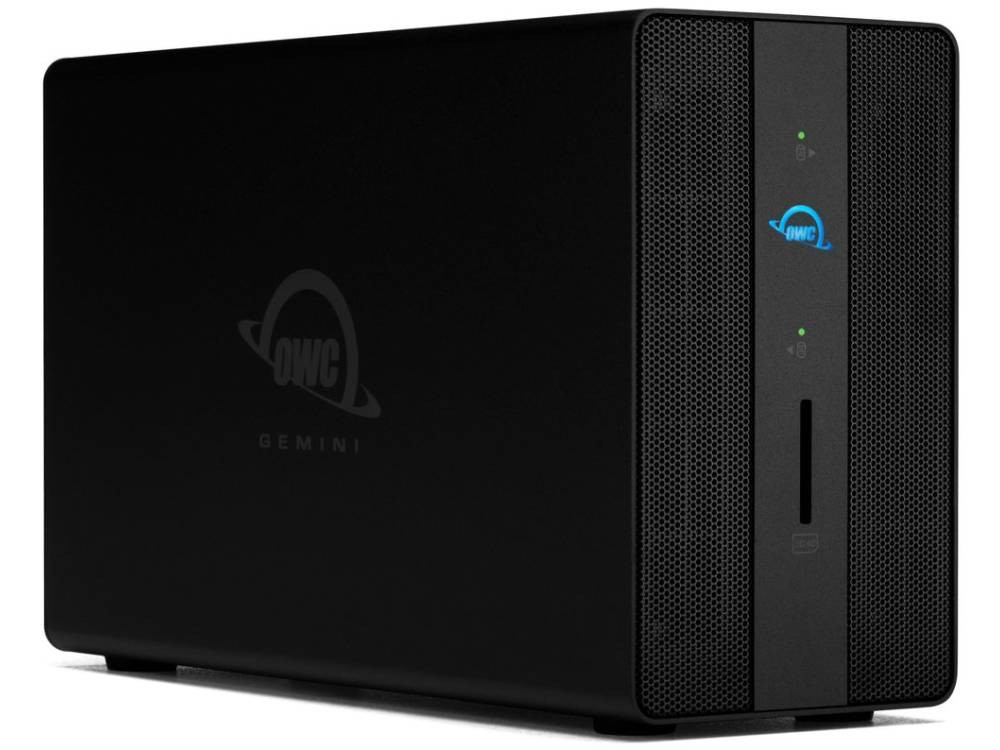 OWC Gemini Ultra X2 - Solid state drive array - 8 TB - 2 bays (NVM Express U.2) - SSD 4 TB x 2 -  Thunderbolt 3 (external) - OWCTB3GMA2X08