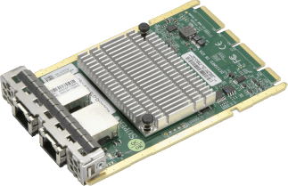 Supermicro Advanced 10Gb Ethernet controller in Supermicro Advanced I/O Module (AIOM) - AOC-ATG-I2TB