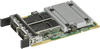 Supermicro AOC-A100G-B2CM Add-on Card - Advanced 100Gb Ethernet controller in Supermicro Advanced I/O Module (AIOM) - AOC-A100G-B2CG