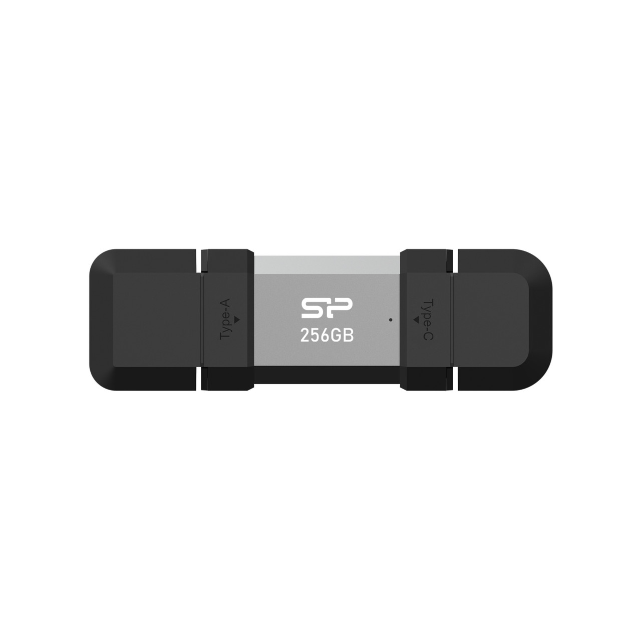 Silicon Power 256GB Mobile C51, USB 3.2 Gen1_OTG Devices, Silver - SP256GBUC3C51V1S
