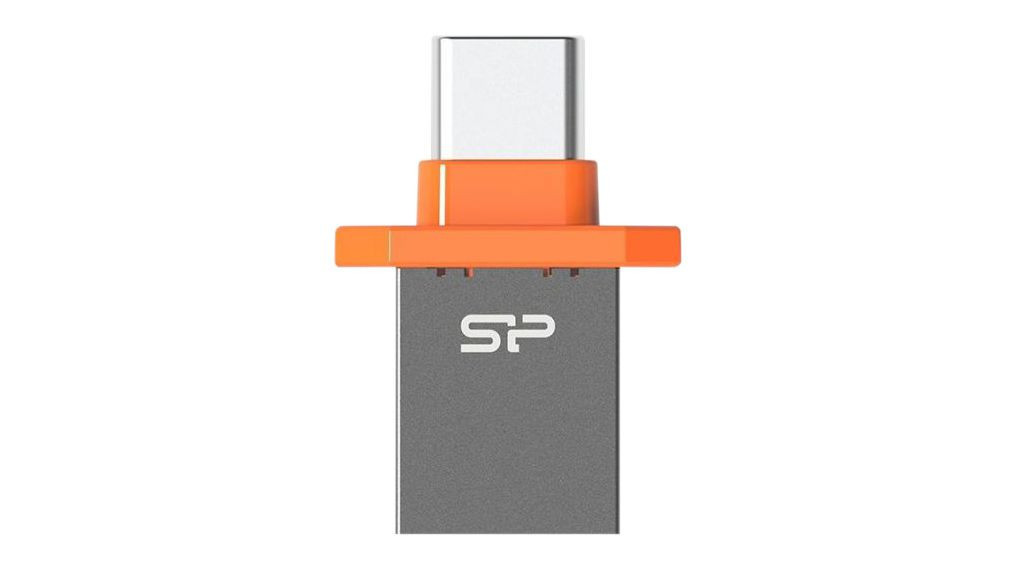 Silicon Power 64GB Mobile C21, USB 3.2 Gen1_OTG Devices, Orange - SP064GBUC3C21V1O