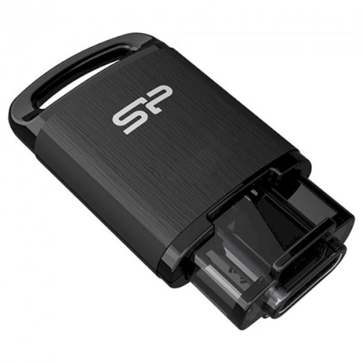 Silicon Power 64GB Mobile C10, USB 3.2 Gen1_OTG Devices, Black - SP064GBUC3C10V1K