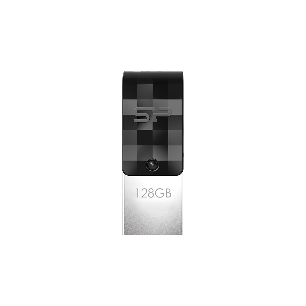 Silicon Power 128GB Mobile C31, USB 3.2 Gen1_OTG Devices, Black - SP128GBUC3C31V1K