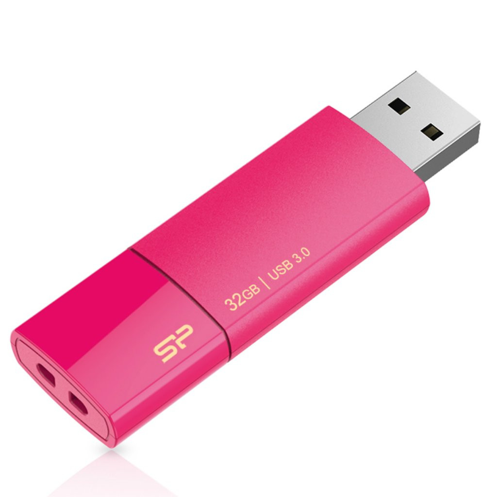 Silicon Power 32GB Blaze B05, USB 3.2 Gen 1, Pink - SP032GBUF3B05V1H Silicon Power 32GB Blaze B05, USB 3.2 Gen 1, Pink - SP032GBUF3B05V1H