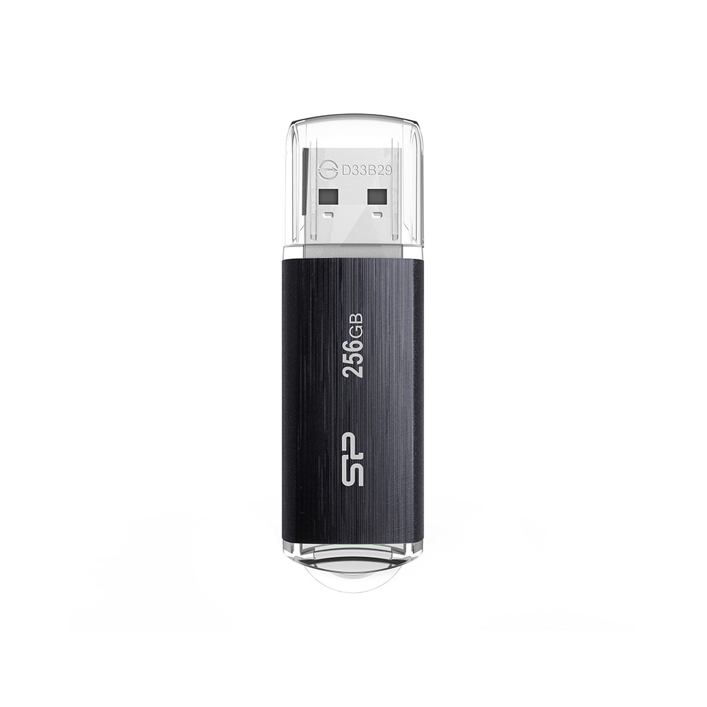 Silicon Power 256GB Blaze B02, USB 3.2 Gen 1, Black - SP256GBUF3B02V1K