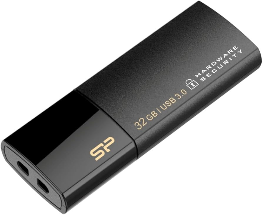 Silicon Power 32GB Secure G50, USB 3.2 Gen 1, Black - SP032GBUF3G50V1K Silicon Power 32GB Secure G50, USB 3.2 Gen 1, Black - SP032GBUF3G50V1K