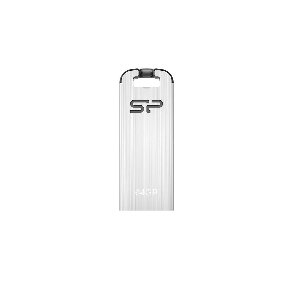 Silicon Power 64GB Jewel J10, USB 3.2 Gen 1, Silver - SP064GBUF3J10V1K