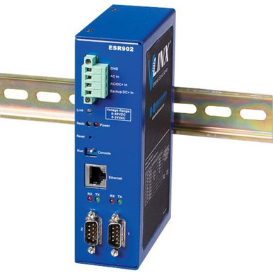 Advantech B+B SmartWorx 2 Serial Port Industrial Ethernet Serial Server - Wired - Fast Ethernet - TCP/IP,DHCP,Telnet,HTTP - RS-232/422/485, 2 x DB9 M, RJ-45 - Auto detect 10/100 Mbps Ethernet - BB-ESR902
