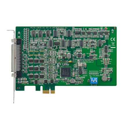 Advantech B+B SmartWorx Pcie-1810-b - 16ch, 12bit, 800ks/s Pcie Multifunction Card - 68-pin Scsi, Female - PCIE-1810-B