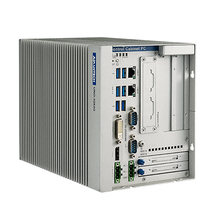 Advantech B+B SmartWorx High-Performance Fanless Control Cabinet PC, Intel 6th Gen Core i7/i5/i3, QM170 Chipset, 6x USB 3.0, 2x GigaLAN, 2x RS-232/422/485 – UNO-3285G-634BE