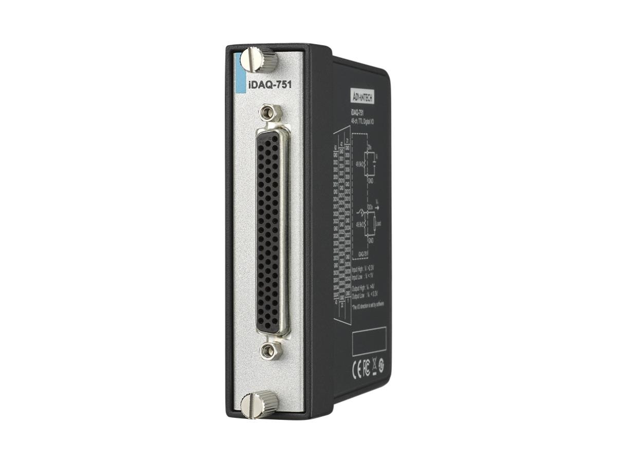 Advantech B+B SmartWorx Idaq Module - Configurable Digital I/o Direction; Isolation Protection Of 60 Vdc; Supports Buffered Acquisition/update Rates Up To 200khz - IDAQ-751-AE