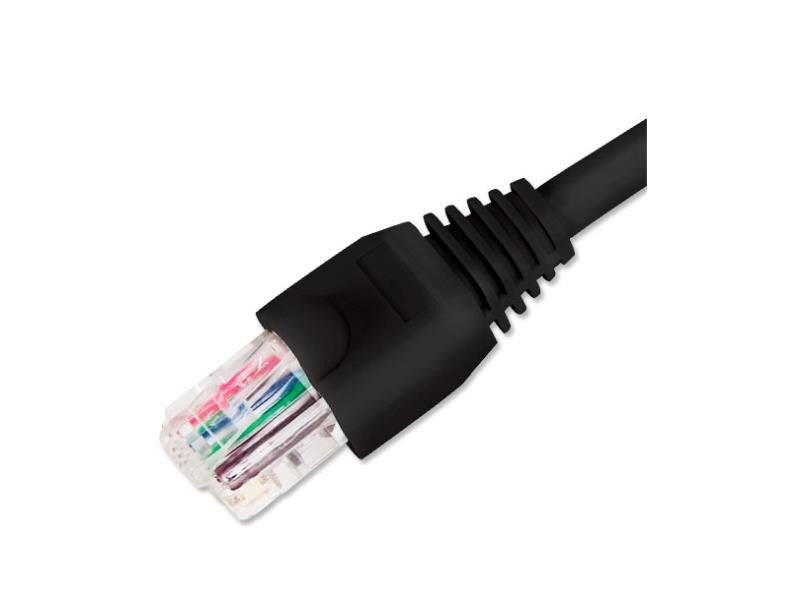 Advantech B+B SmartWorx Network Cable - 7feet Length - Black - CATEGORY 5E Performance Level - BB-C5UMB7FBLK