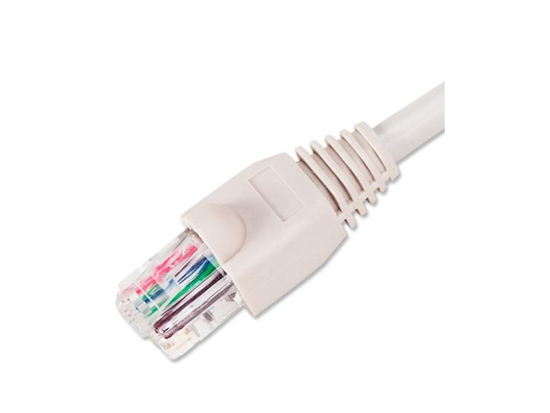Advantech B+B SmartWorx Network Cable, Cat 5e STP, RJ-45 M/M, 7 ft, Grey, PVC, 24 AWG – BB-C5SMB7FBG