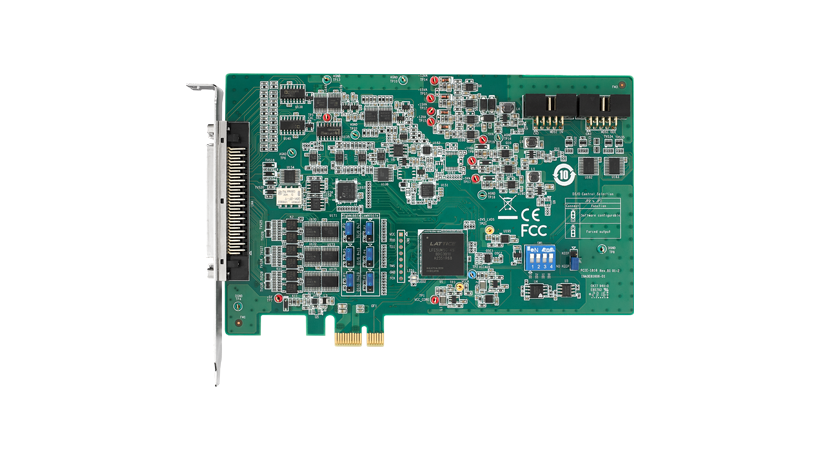 Advantech B+B SmartWorx 16-channel, 16-bit, 5MS/s Multifunction PCIe DAQ Card with Analog & Digital Triggering – PCIE-1816H-B