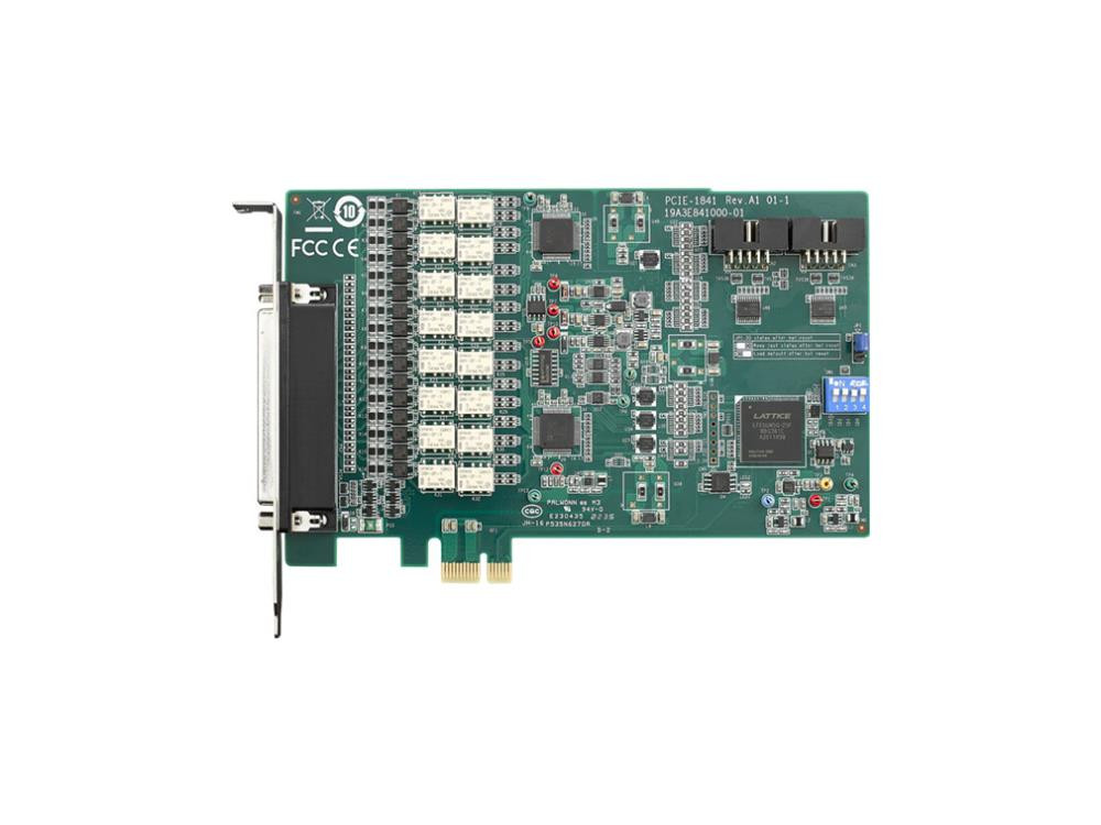 Advantech B+B SmartWorx 16-channel Simultaneous Sampling Input PCIe Card, 18-bit, 1MS/s, 250 kHz Bandwidth – PCIE-1841-A