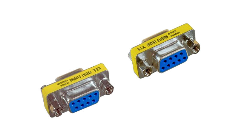 Advantech B+B SmartWorx Serial Accessory, DB9 Male to DB9 Female Coupler – BB-9SGF