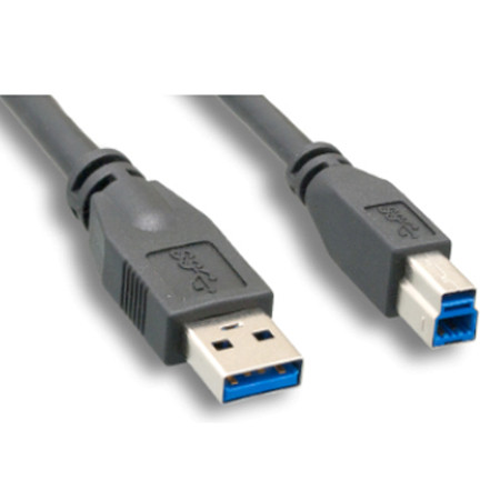 Advantech B+B SmartWorx USB 3.0 Cable, Type A Male to Type B Male, 3ft, 5 Gbps – BB-USB3AMBM-3FT