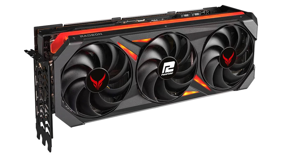 PowerColor Red Devil AMD Radeon RX 7900 XT 20GB GDDR6 - Metal Reinforced Backplate - High Quality 14-Layer PCB Design - DrMOS with IMON Digital Monitoring - Optimum Heatpipe Arrangement - RX7900XT 20G-E/OC