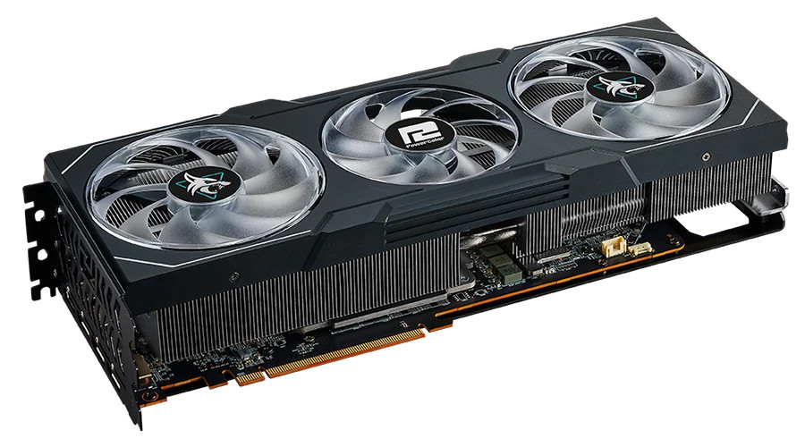 PowerColor Hellhound AMD Radeon RX 7900 XT 20GB GDDR6 - Metal Reinforced Backplate - High Quality 14-Layer PCB Design - DrMOS with IMON Digital Monitoring - Optimum Heatpipe Arrangement - RX7900XT 20G-L/OC