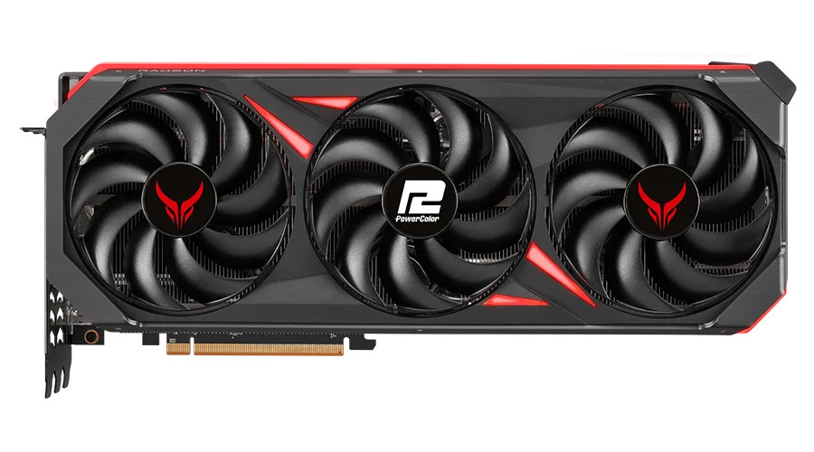 PowerColor Red Devil AMD Radeon RX 7800 XT 16GB GDDR6 - Metal Reinforced Backplate - High Quality 14-Layer PCB Design - DrMOS with IMON Digital Monitoring - Optimum Heatpipe Arrangement - RX7800XT 16G-E/OC
