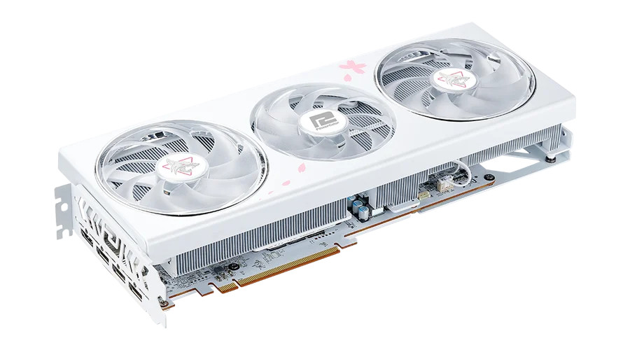 PowerColor Hellhound Sakura AMD Radeon RX 7800 XT 16GB GDDR6 - AMD FreeSync Technology - Radeon Anti-Lag - AMD RDNA 3 Architecture with Hardware Raytracing - AMD FidelityFX Super Resolution 3 Technology - RX7800XT 16G-L/OC/SAKURA