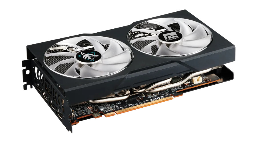 PowerColor  Hellhound AMD Radeon RX 7600 XT 16GB GDDR6 - Radeon Anti-Lag - AMD RDNA 3 Architecture with Hardware Raytracing - AMD FidelityFX Super Resolution 3 Technology - RX7600XT 16G-L/OC