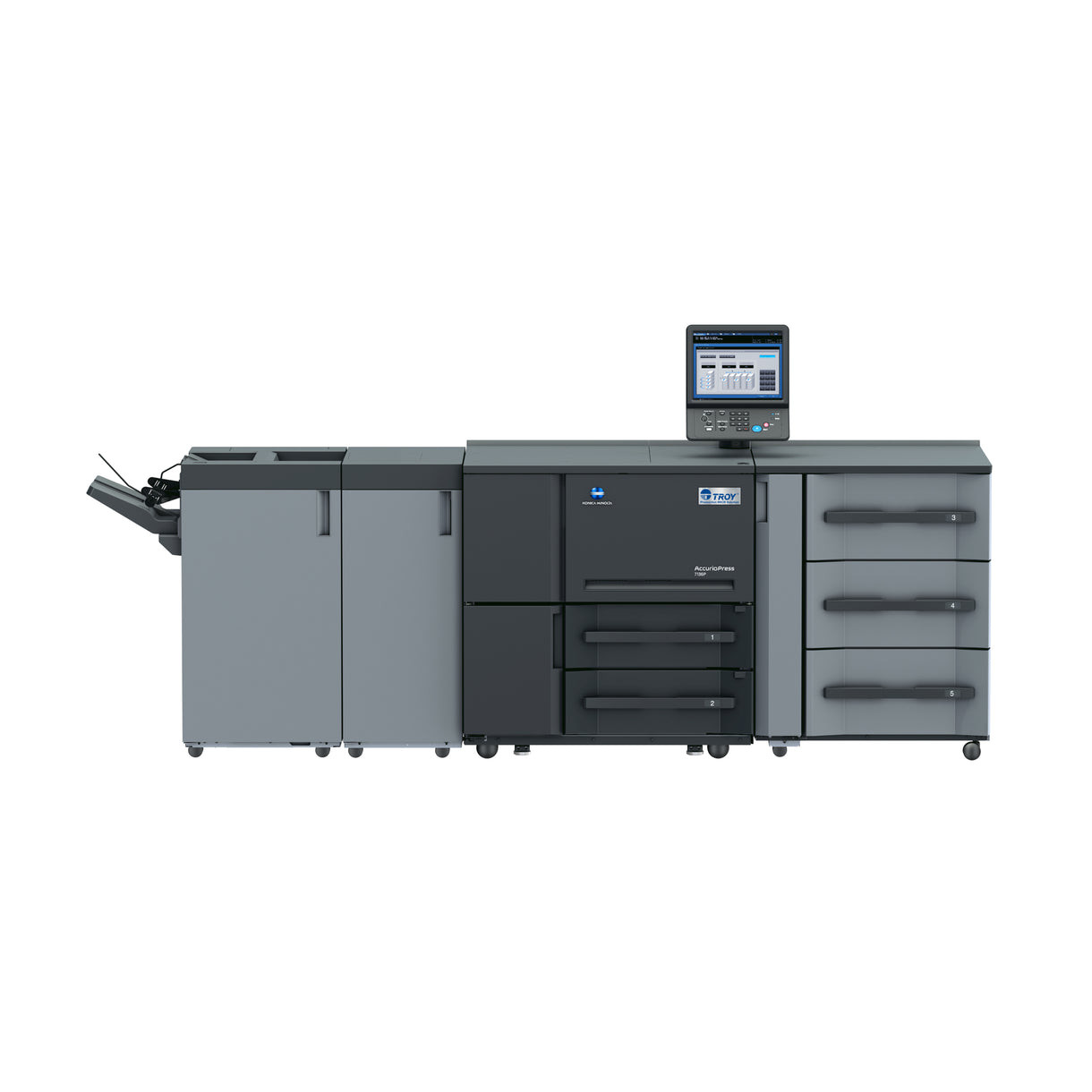 Troy 7136P MICR Accuriopress Printers, Up to 136 Impressions Per Minute - 01-06980-001