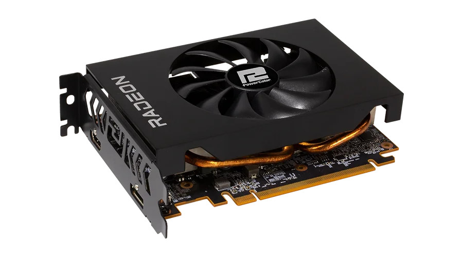 PowerColor AMD Radeon RX 6500 XT ITX 4GB GDDR6 - PCIe 4.0 Support - AMD RDNA 2 Architecture - DirectX 12 Ultimate - AMD FreeSync Technology - HDMI 2.1 VRR - AXRX 6500XT 4GBD6-DH