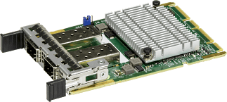 Supermicro Advanced 25Gb Ethernet controller in Supermicro Advanced I/O Module (AIOM) - AOC-A25G-B2SG