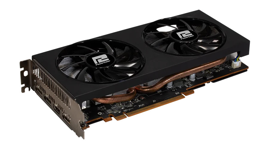 PowerColor Radeon RX 5600 XT 6GB GDDR6-14 - Microsoft DirectX 12 - Radeon FreeSync 2 HDR - PCIe 4.0 Support - AXRX 5600 XT 6GBD6-3DHV2/OC