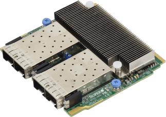Supermicro Advanced 4-Port 25gbe Ethernet Controller - Mellanox Connectx-4 Lx EN 25gbe Controller, Quad SFP28 Connectors - Hardware Offloads For NVGRE, VXLAN And GENEVE Encapsulated Traffic - AOC-M25G-M4S