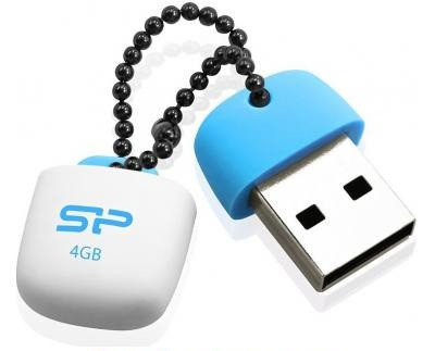 Silicon Power 4GB Touch T07, USB 2.0, Blue - SP004GBUF2T07V1B