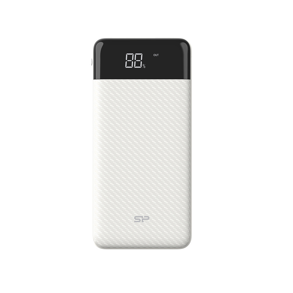 Silicon Power GS28 Power Bank, 20000mAh, White - SP20KMAPBKGS280W