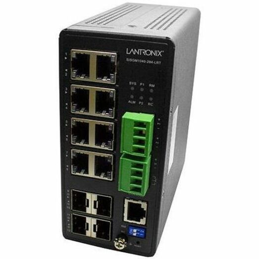 Lantronix Managed Hardened Gigabit Ethernet Switch - SISGM1040-284-LRT
