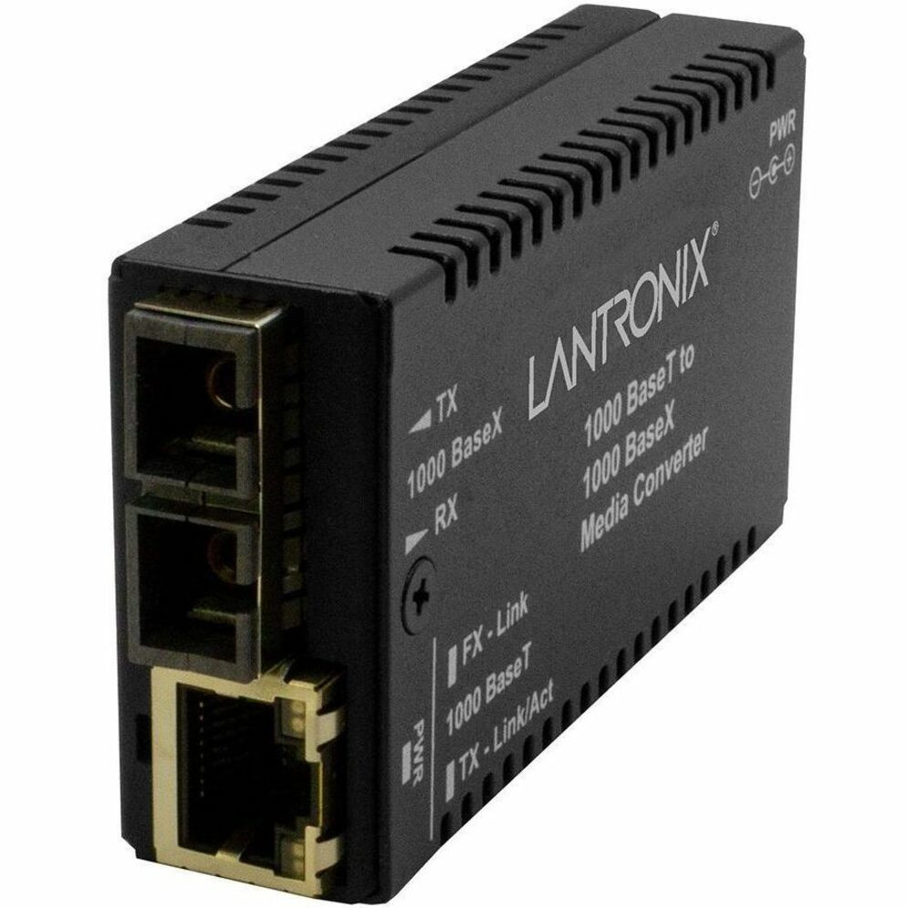 Lantronix M/GE-T-SX-01 Transceiver/Media Converter - M/GE-T-SX-01-NA
