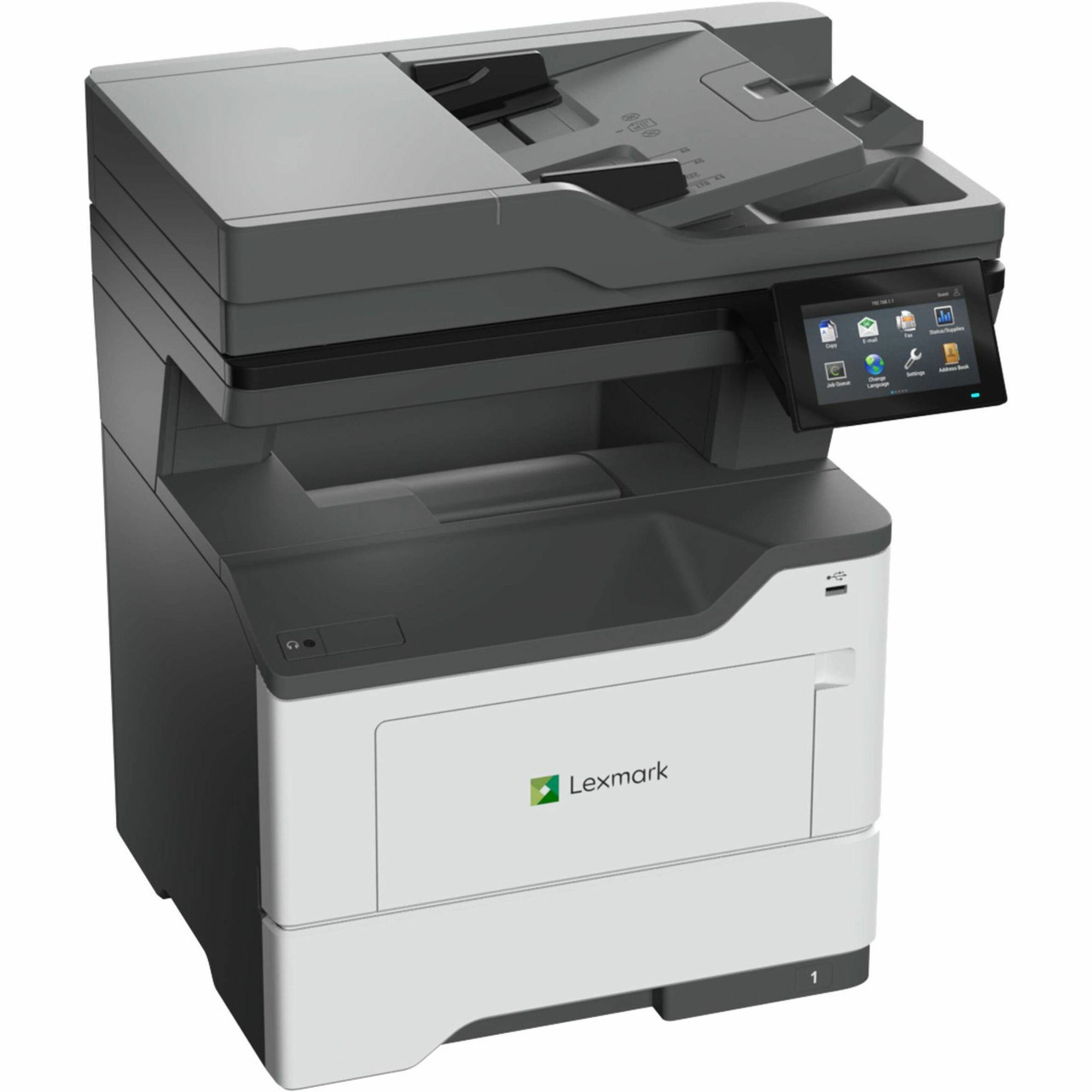 Lexmark MX532adwe Laser Multifunction Printer - Monochrome - TAA Compliant - 38S0620