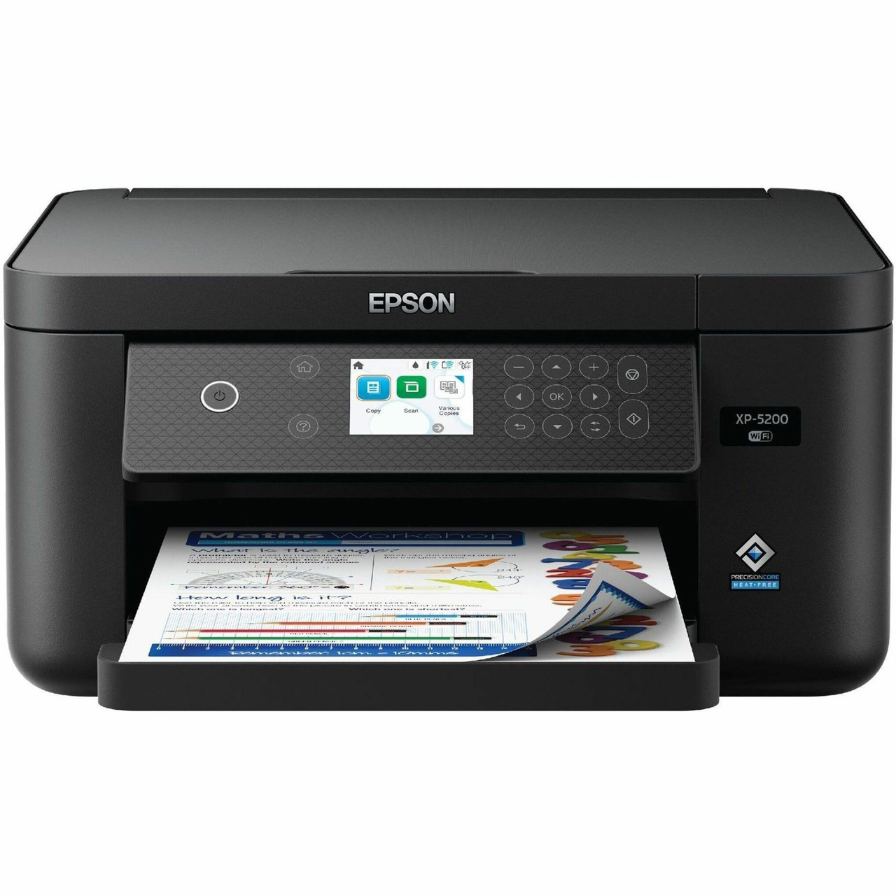 Epson Expression Home XP-5200 Wired & Wireless Inkjet Multifunction Printer - Color - C11CK61201
