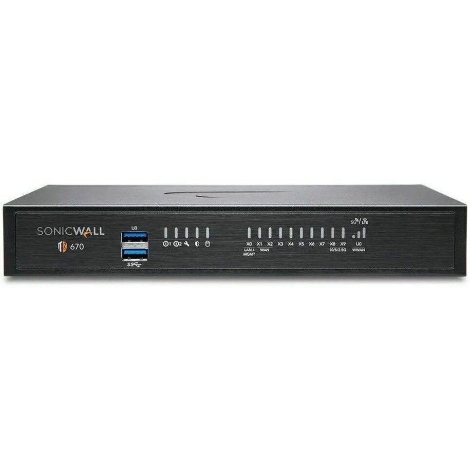 Sonicwall TZ670 Network Security/Firewall Appliance - 03-SSC-3029