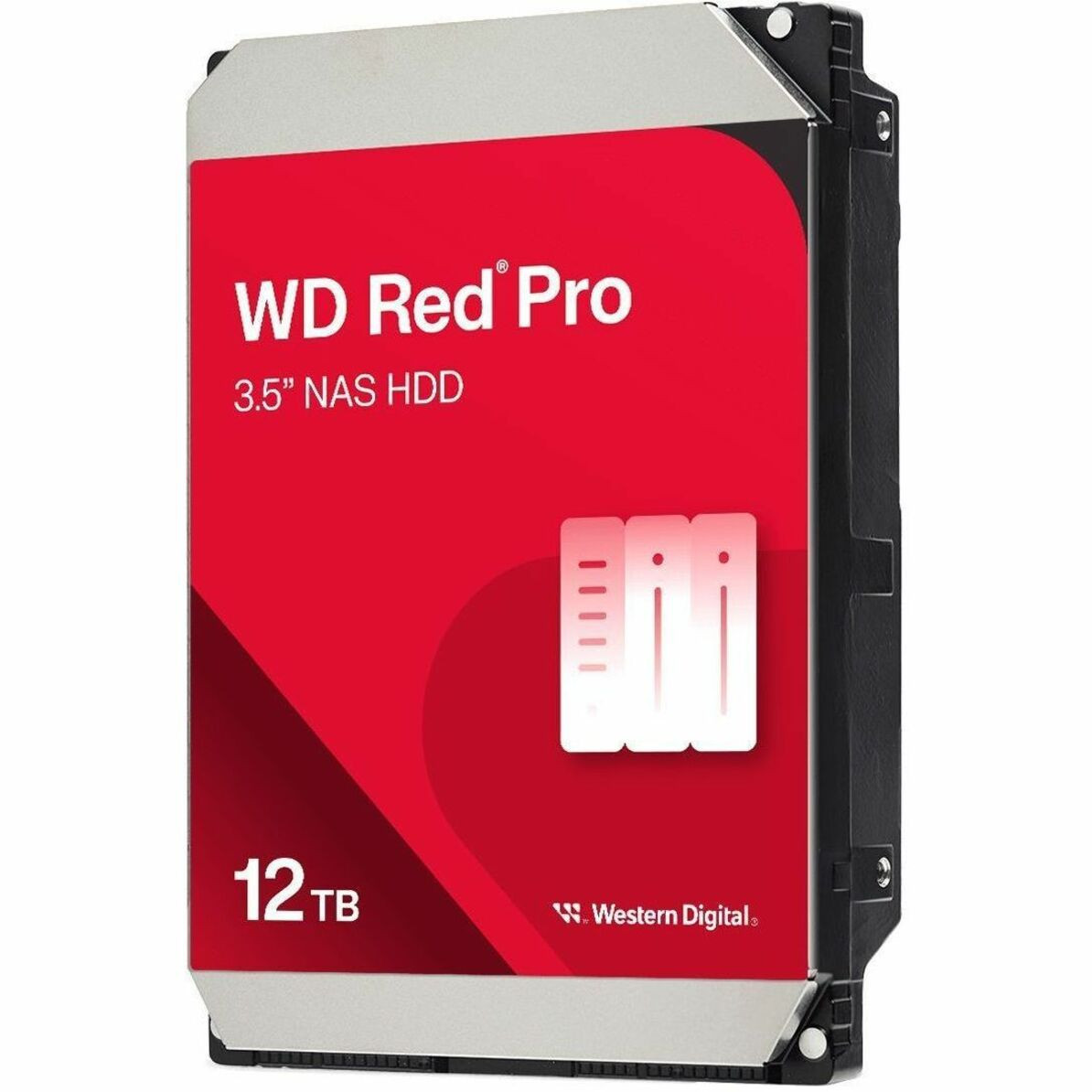 Western Digital Red Pro 12 TB Hard Drive - 3.5" Internal - SATA (SATA/600) - WD122KFBX-20PK