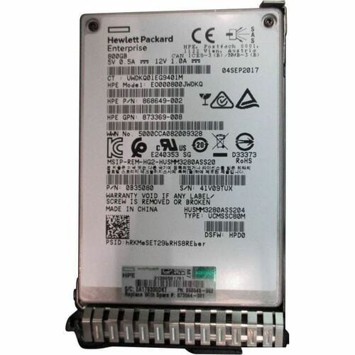 HPE 960 GB Solid State Drive - 2.5" Internal - SATA (SATA/600) - Read Intensive - Read Intensive - 789365-001