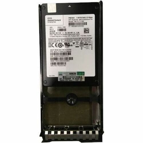 HPE 1.92 TB Solid State Drive - 2.5" Internal - SAS (12Gb/s SAS) - Server Device Supported - P19587-001