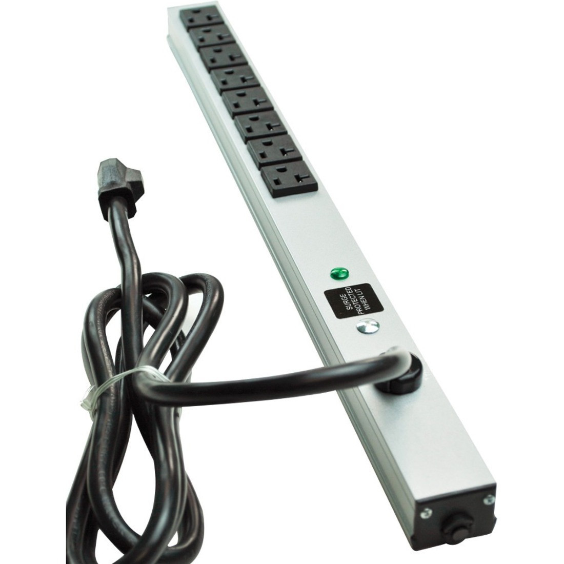Wiremold CabinetMATE 8-Outlet Surge Suppressor/Protector - 2008BDS20R