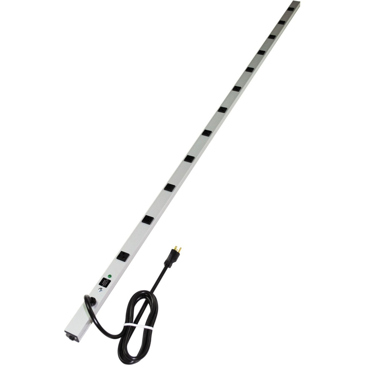 Wiremold CabinetMATE 12-Outlet Surge Suppressor/Protector - 7712BCS20R