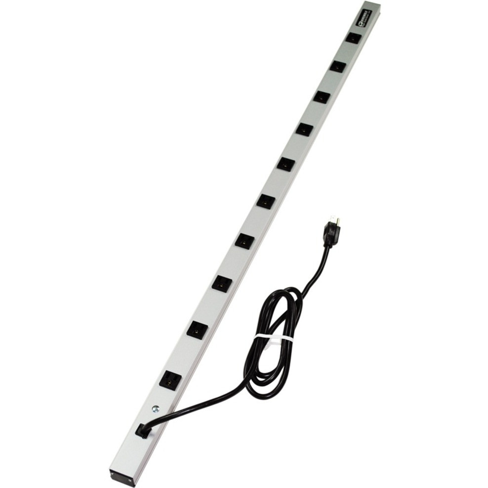 Wiremold CabinetMATE 10-Outlet Surge Suppressor/Protector - 4810BCS