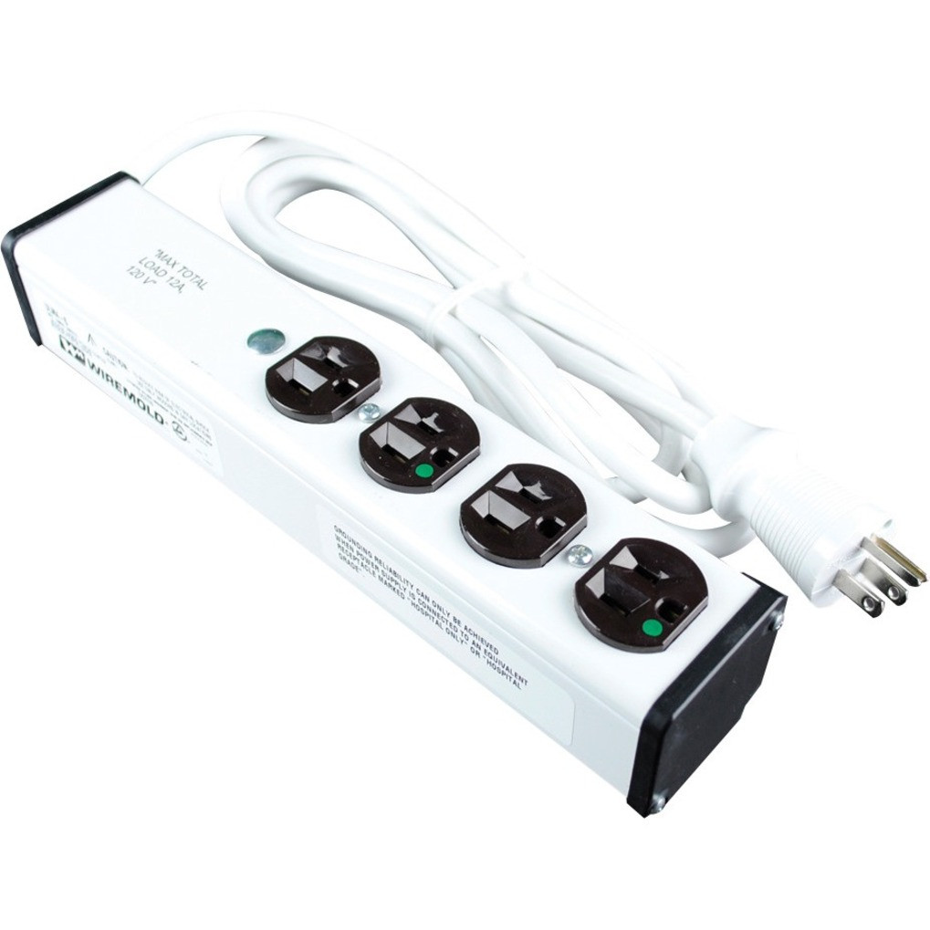 Wiremold Plug-In Outlet Center 4-Outlet Power Strip - ULM46